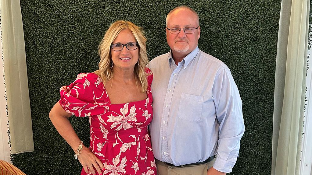 Portrait of Jennifer and Shawn McDonald.