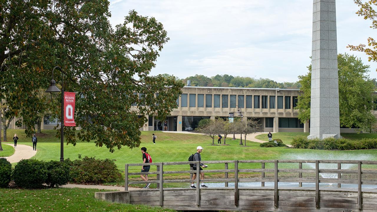 Exterior shot of the Ohio State Newark campus